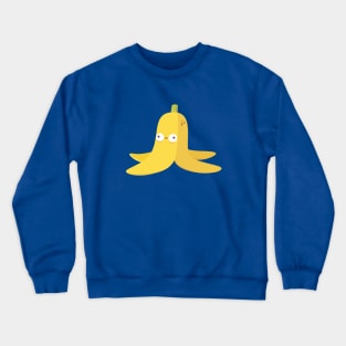 Cute Derpy Banana Peel Crewneck Sweatshirt